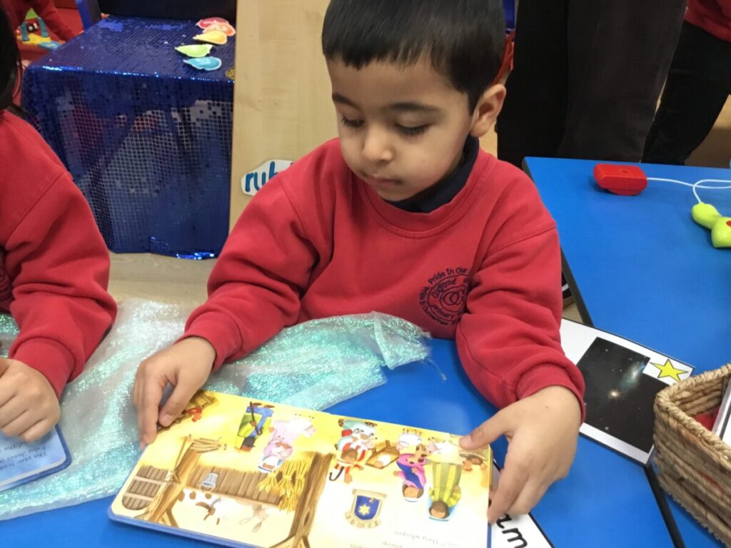 Today we have been talking about what we can see in our story and ...
